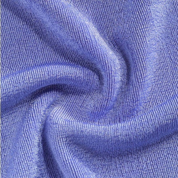 Cider Asymmetrical Cut Out One Shoulder Midi Dress Purple/Periwinkle Size Small - Picture 5 of 6